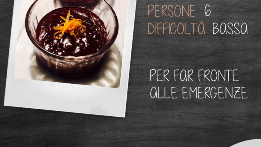 Crema di cioccolato e arancia aromatizzata al rum